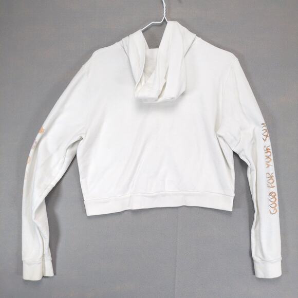 Future State Women's L Cropped Full-Zip Hoodie Jacket, Long Sleeves, Streetwear - Picture 3 of 6